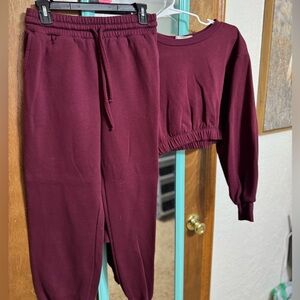 ✨ZENANA SIZE SMALL MATCHING FLEECE SET✨